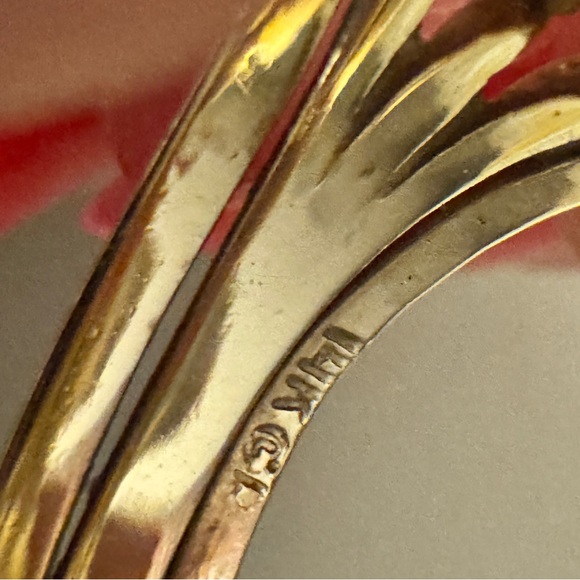 Solid 14K yellow gold woman’s lady’s natural alexandrite diamond ring band 6.75 - Picture 11 of 11